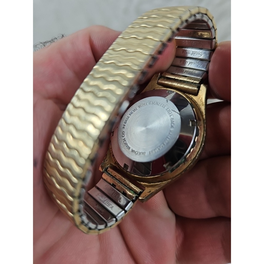 Men's Estate Vtg Mid-Century 1960 Bulova Automatic Dress Wristwatch For Parts!! - Picture 7 of 8